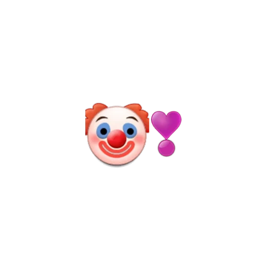 la cara del payaso, sonrisa de payaso, emoji de payaso, payaso emoji, payaso smilik