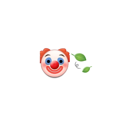 clown smile, emoji clown, clown emoji, emoji clown, clown smileik