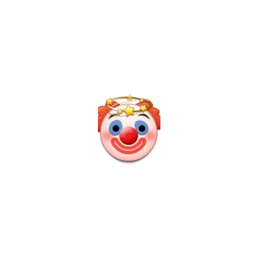 clown, clown emoji, emoji de clown, clown smilik