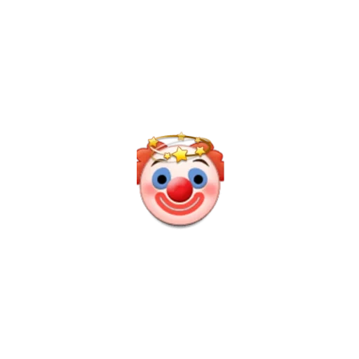 payaso, payaso emoji, emoji de payaso, payaso smilik