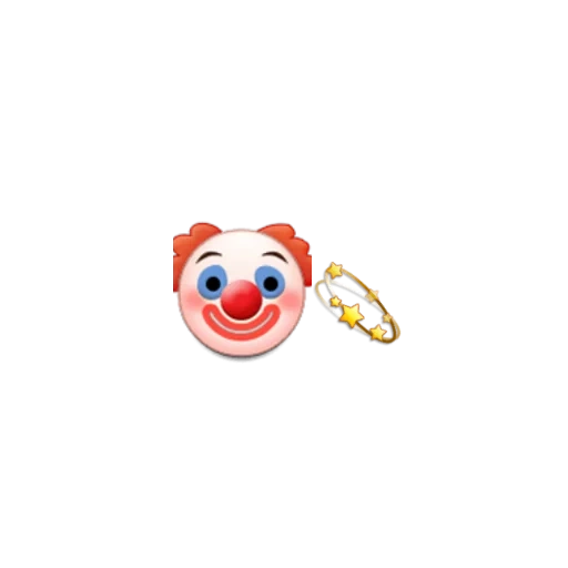 clown, clown emoji, emoji de clown, clown emoji, clown smilik