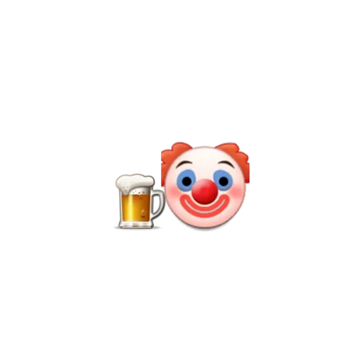 offensichtlich ein clown, die sprache des ausdrucks, emoticon des clowns, emoticon des clowns, clown smiley