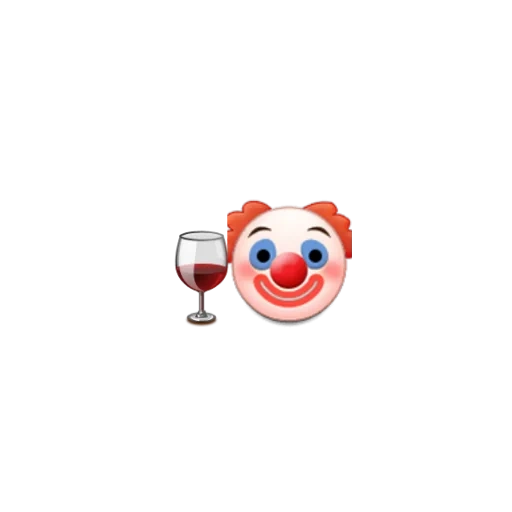 клоун, clown emoji, клоун эмоджи, эмодзи клоун, клоун смайлик