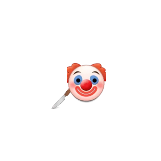 sonrisa de payaso, payaso emoji, emoji de payaso, payaso emoji, payaso smilik