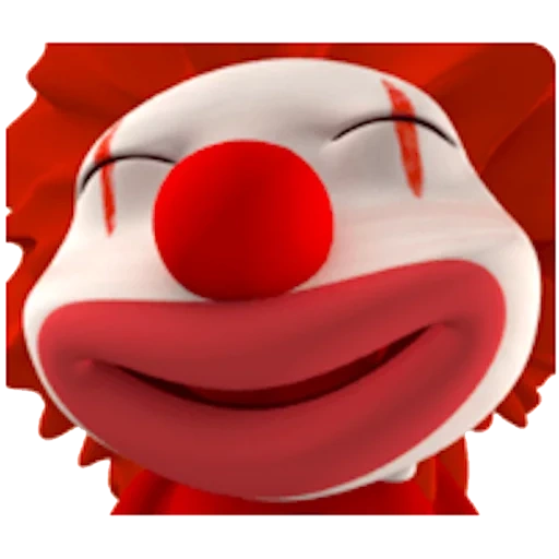 маска клоуна, клоун с красным носом, игрушка, клоун смешной, clown mask