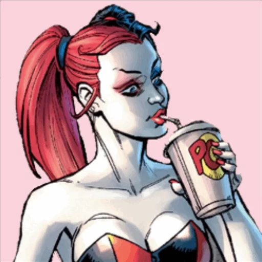 harley, harley quinn, harley quinn new 52, harley quinn comics new 52, harley quinn avec des bandes dessinées de cheveux noirs