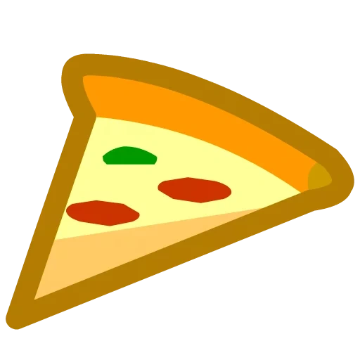 la pizza, la pizza, pizza slice, emoticon pizza sacchetto, icona della pizza