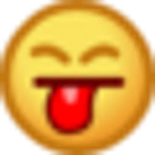 die zunge des smileys, smiley, emoticon, discord server, smiley sprache transparenter hintergrund