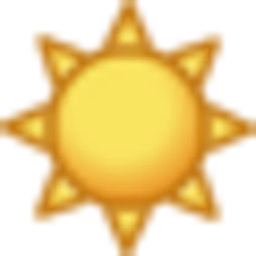 sun, expression ray, sun emoji, sun emoji, klippert sun