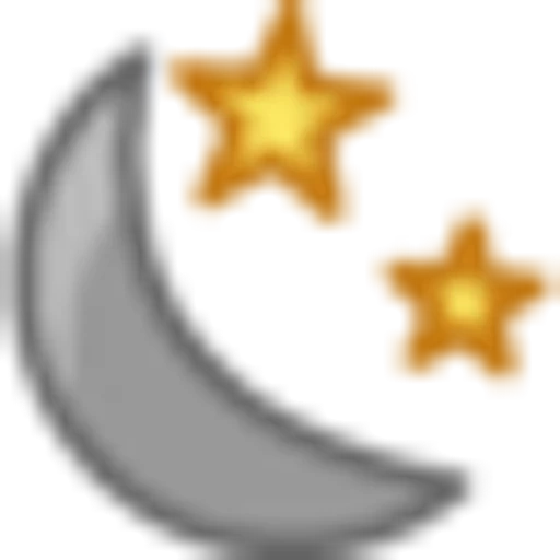 icono de luna, icono de luna, mes de expresión, luna clipart, vector de estrella de luna