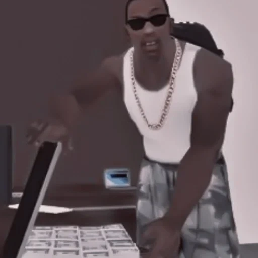 carl johnson, penjara gta 5, grand theft auto, grand theft auto v, meme carl johnson 2020