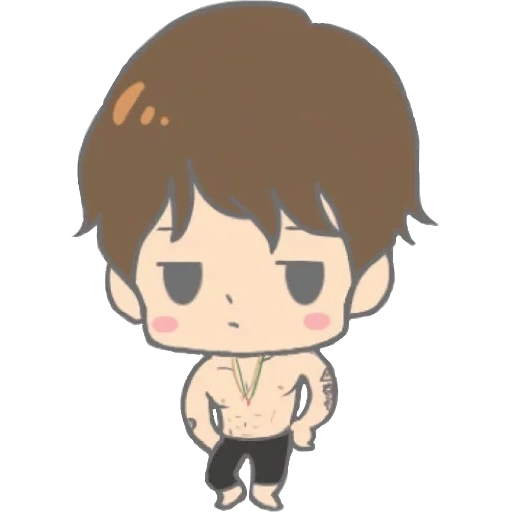 picture, chibi bts, lovely anime, jungkook chibi, anime characters