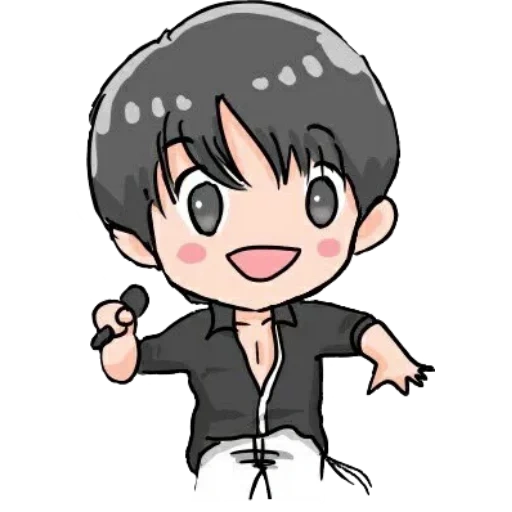 imagen, chibi de arte, kaneki chibi, personajes chibi, personajes de anime