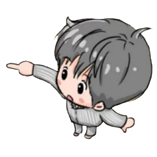 picture, got7 chibi j, anime cute, anime characters, anime cute drawings