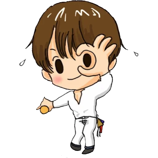 imagen, dibujo de karate, caricatura de karate, taekwondo smiley, caricatura de taekwondist