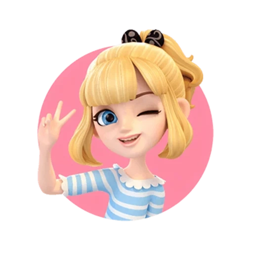 little girl, character, character girl, 3d character girl, 3d character girl trumpet