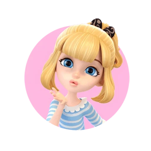 sofia the boom, gadis karakter, desain karakter, gadis karakter 3d, terompet gadis karakter 3d