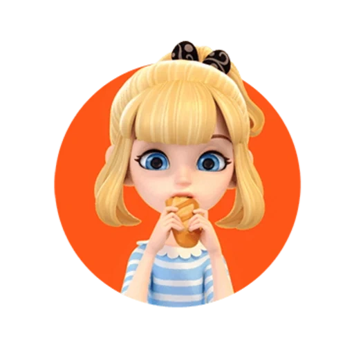 um brinquedo, caracteres 3d, garota de personagem, personagens 3d da garota, little de garota de personagem 3d