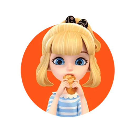 toys, 3d character, character girl, 3d character girl, 3d character girl trumpet