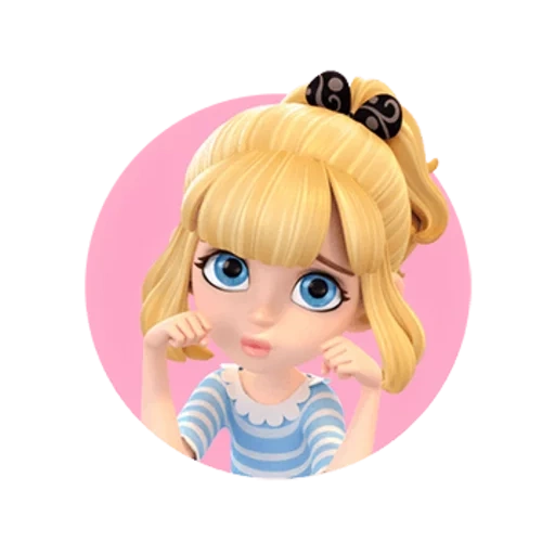 blitz doll, karakter 3d, desain karakter, gadis karakter 3d, terompet gadis karakter 3d