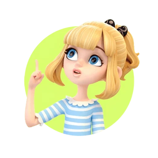 little girl, 3d character, character girl, 3d character girl, 3d character girl trumpet