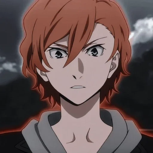 chuya nakahara, anime chuya nakahara, cani che vagano di karma, grandi cani randagi chuya nakahara, personaggi anime grandi cani randagi