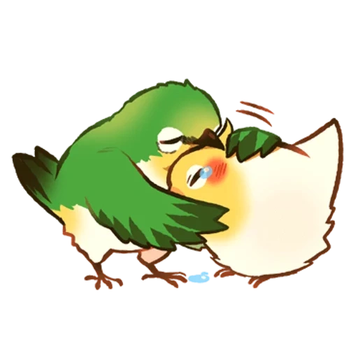 discord, burung lucu, burung kawai, cobabird parrot, twitter bobocomix