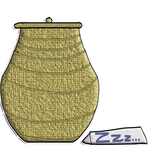 bag, vase template, lungee vase, roatan basket, bill blade 7 cm