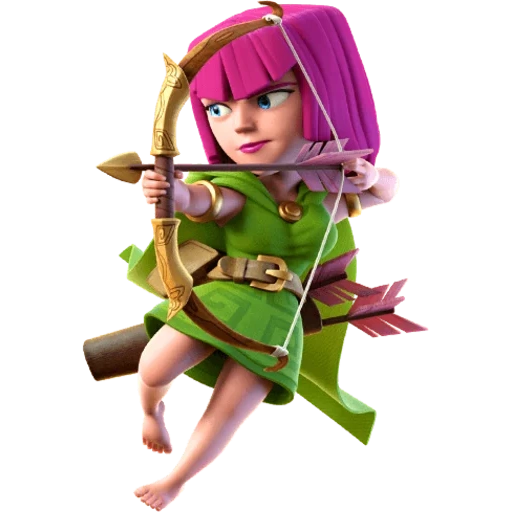 affrontements, arckens de la griffe du piano, archer de la griffe du piano, reine des archers clash clans, reine des archers clash clans 18