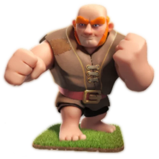 clash clans, krones giant, kras the giant of krones, clash of klans figurine