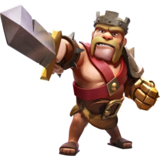 clash clans, клеш оф кленс, варвар clash clans, король варваров clash clans, клэш оф кланс король варваров