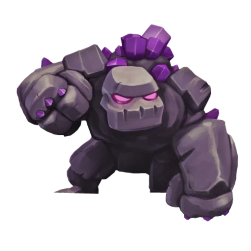 clan di scontro, scontro reale, clan di scontri di gioco, golem clash royale, kamenny golem