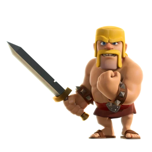 clash clans, kronsk, barbarian conflict, valvar krash in krones, king of crass the barbarian