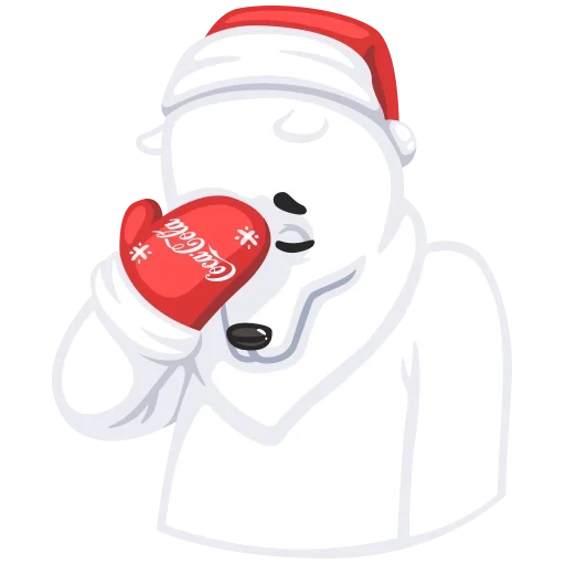 boneco de neve, coca-cola, urso branco, urso branco, ano novo da coca-cola