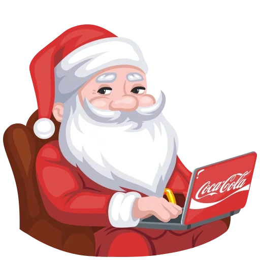 santa claus, santa claus, coca-cola new year, new year coca-cola