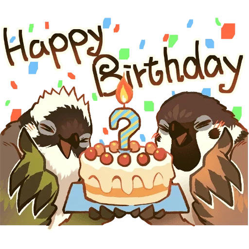 anime, geburtstag, alles gute zum geburtstag kunst, alles gute zum geburtstag eule, alles gute zum geburtstag waschbär