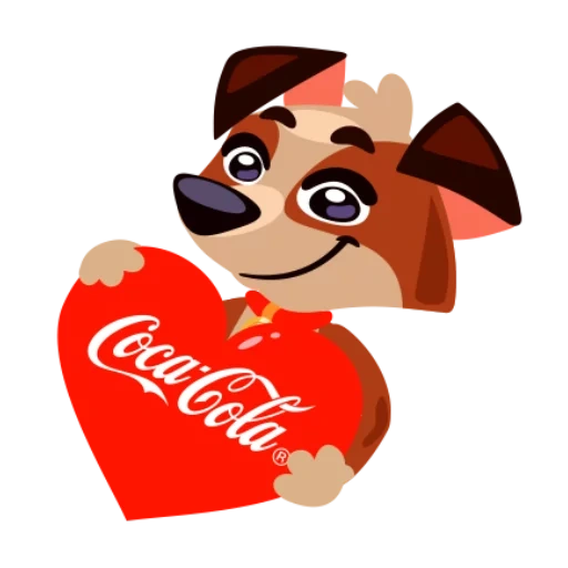 doggy, nouveau, coca-cola, coca cola