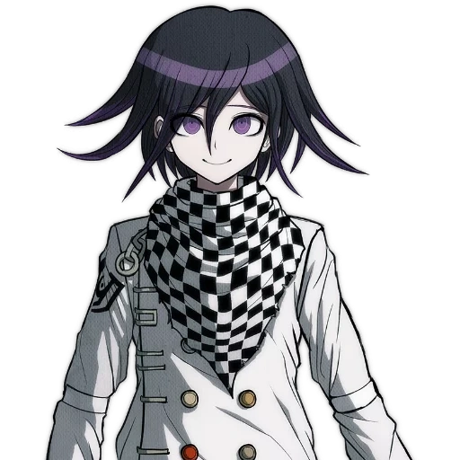 oma kokichi, kokichi ohm hei hay, danganronpa kokichi oma, kokichi oma sprite ohne schal, danganronpa v3 harmonie töten