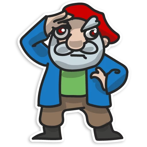 dwarf, grandfather gnome, gnomes of houkerades, brawl stars icon