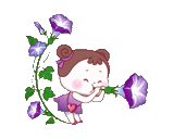 little girl, floral, loach flower, flower fairy, misgurnus anguillicaudatus flower transparent bottom