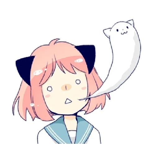 anim, anime, kotoura-san, haruka kotoura, gadis telinga kucing necoco