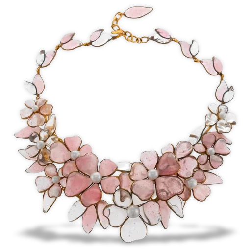 украшение, ожерелье цветы, шанель бижутерия, ожерелье украшение, розово фиолетовый браслет