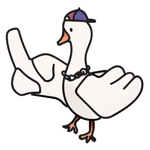 duck, goose, goose andrey, goose draw a trend, goose coloring kids