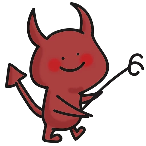 diabo, caro diabo, devils de kawaii, pequeno demônio, pequeno demônio