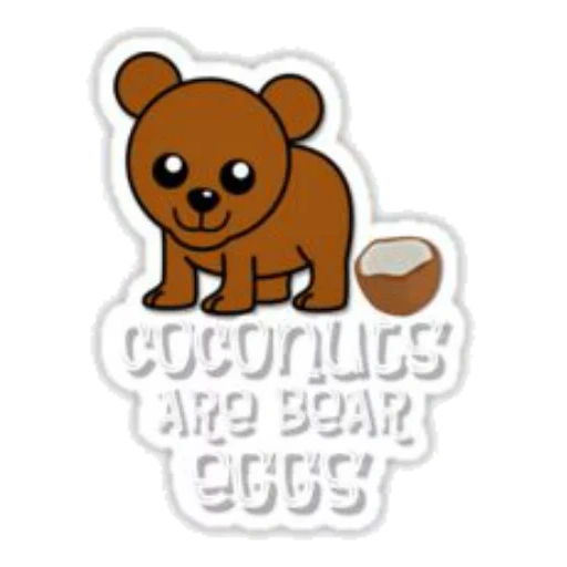 l'orso è carino, orso cartoni animati, mini bear srisovka, cartone animato orso marrone, chibi bear rilakum
