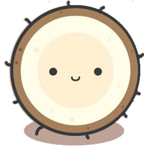 clipart, kelapa, coconus smileik, gambar lucu, menggambar cokos