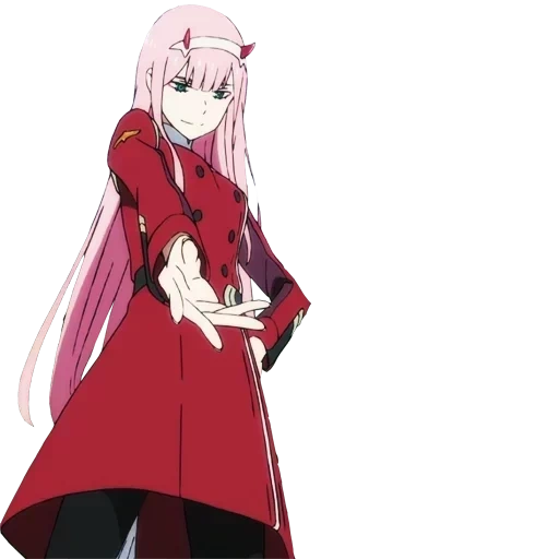 zero two, anime girl, anime girl, zero 02 animation, cartoon characters