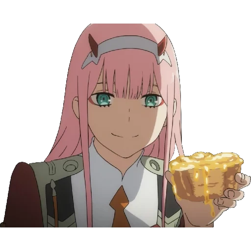 zero two, zero two, sweetheart is in franks, cute wear franks 002, animation sprouts to franks 02