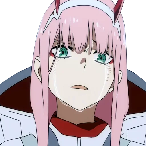 sweetheart is in franks, franks favorite, animation sprouts to franks 02, darling in the franxx sticker, anime meng cried in franks 02