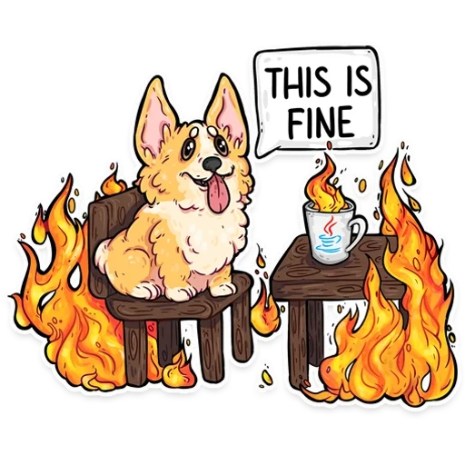 corgi, fire claw, this is fine, corgi encoder